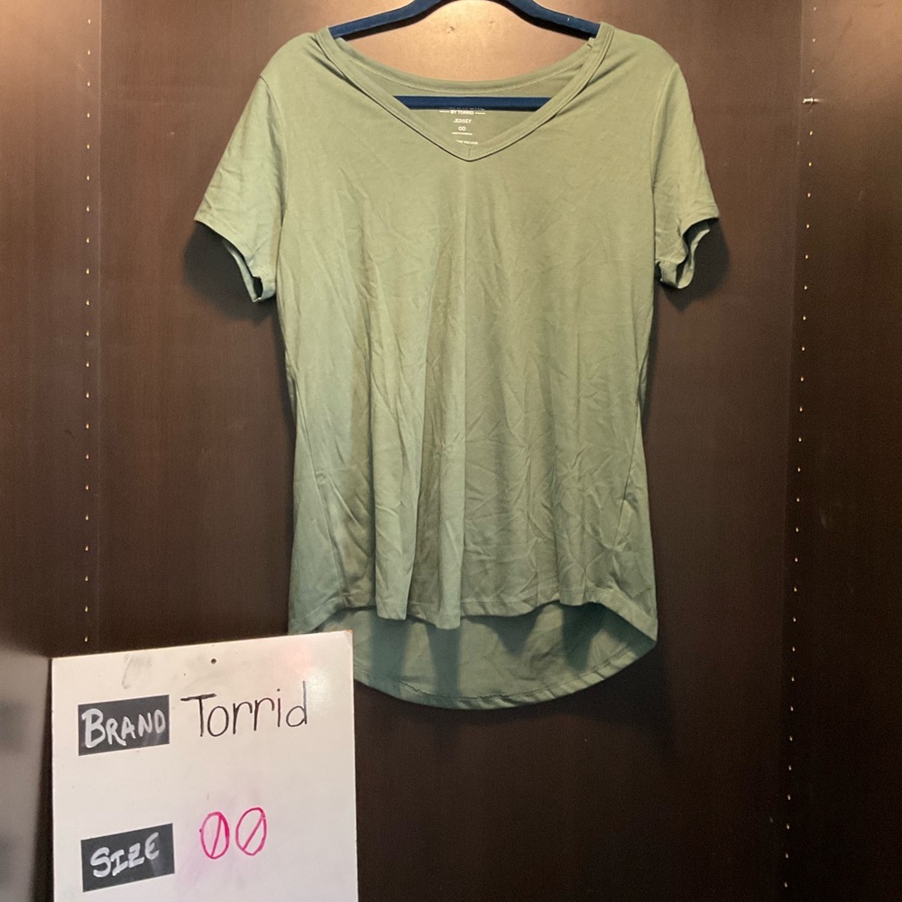 Torrid Signature Jersey Tee in Gray